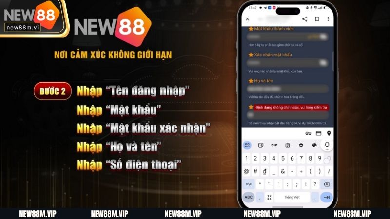 Bạn nên tạo mật khẩu mạnh để tăng độ bảo mật cho tài khoản