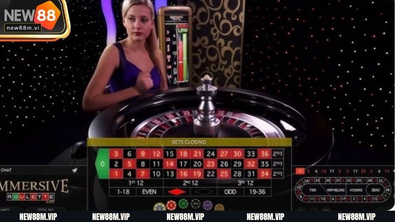 Hình ảnh bàn chơi tại Live Casino NEW88 sống động