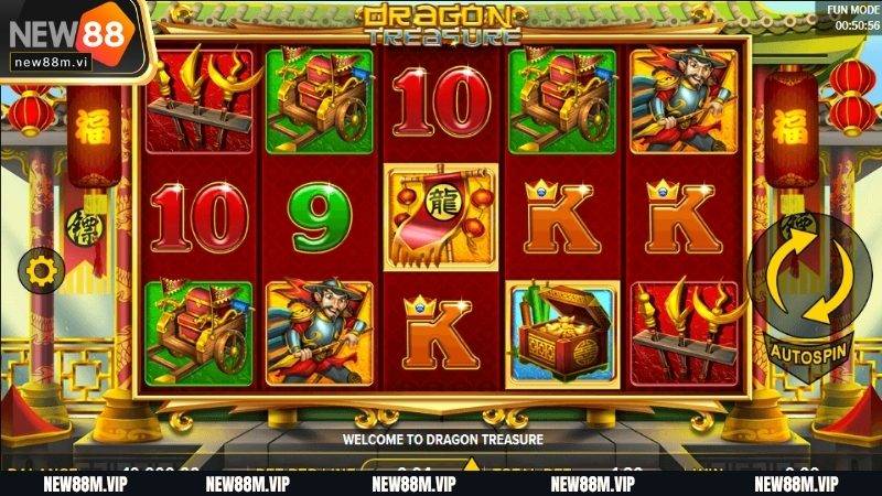 Khám phá các hang động của rồng trong Dragon Treasure slot