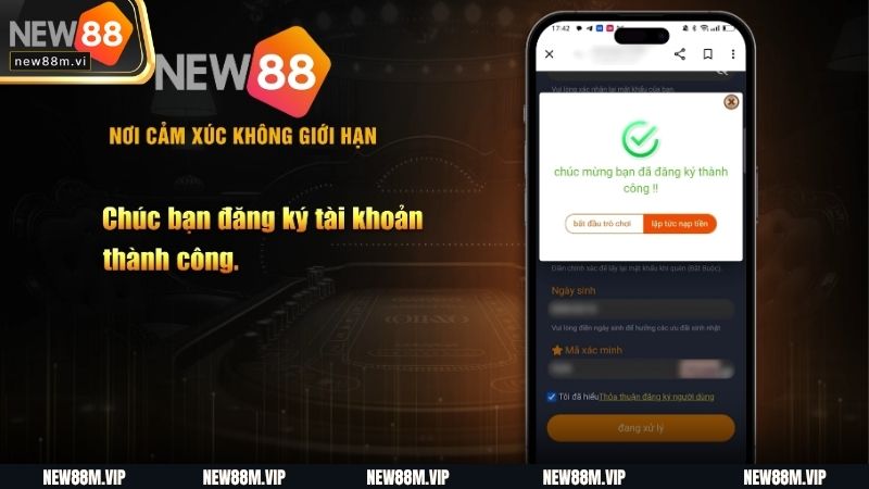 Mỗi người chơi nên đăng ký một tài khoản duy nhất
