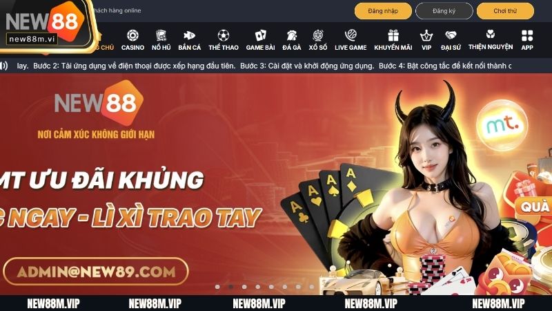 New88 khuyến cáo mạnh mẽ việc cung cấp thông tin đúng 100%