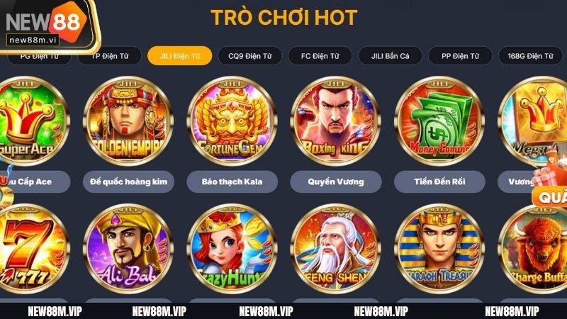 Sở hữu kho game slot có tỷ lệ trúng Jackpot cao