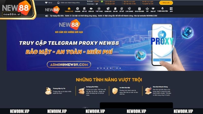 Thực hiện nạp tiền New88 nhanh chóng