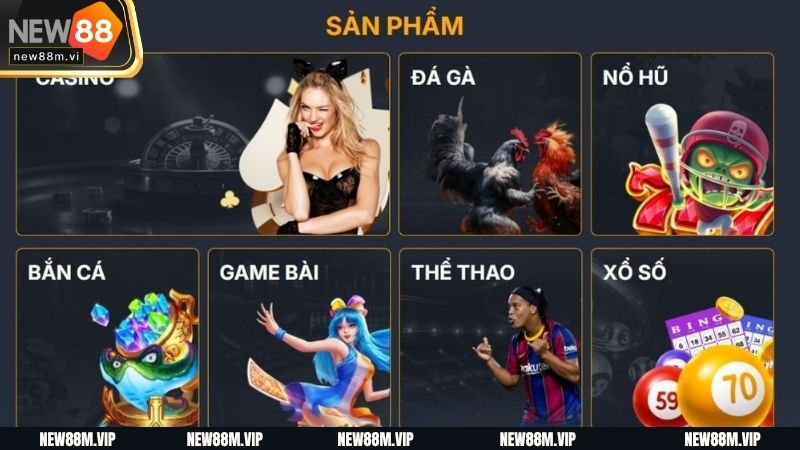 Tổng hợp các tựa game tại sảnh cược thể thao NEW88 hấp dẫn